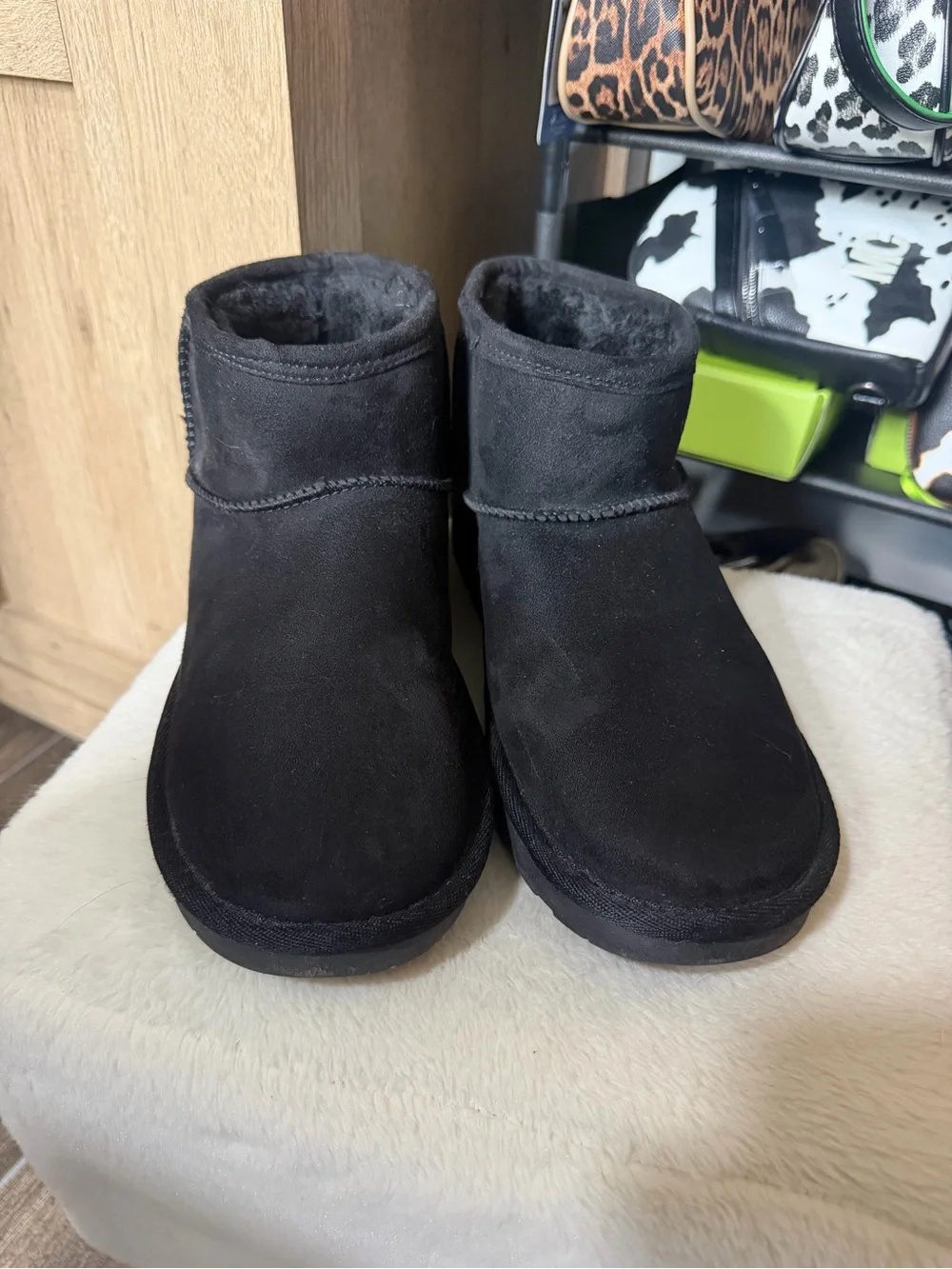 Arizona Jean Company Short Boot in Dark Brown Suede